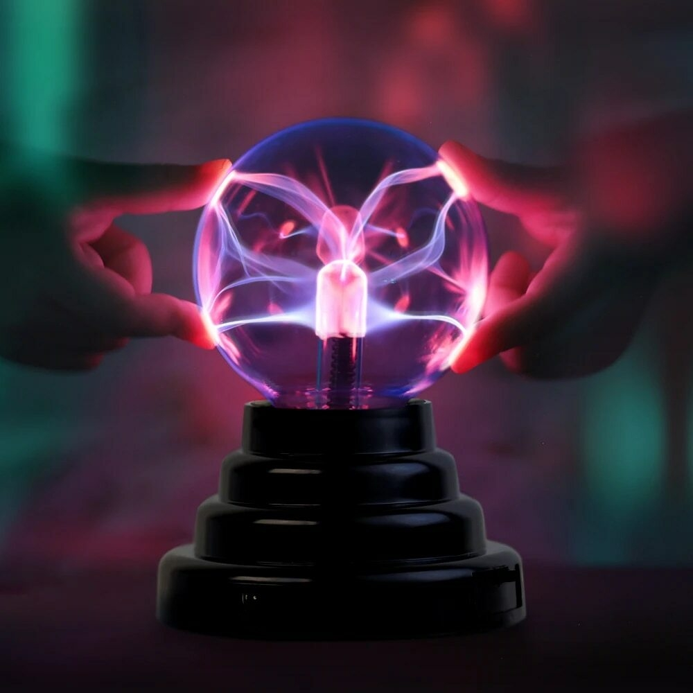 Usb 3.5 Inch Novelty Magic Plasma Ball Night Light Touch