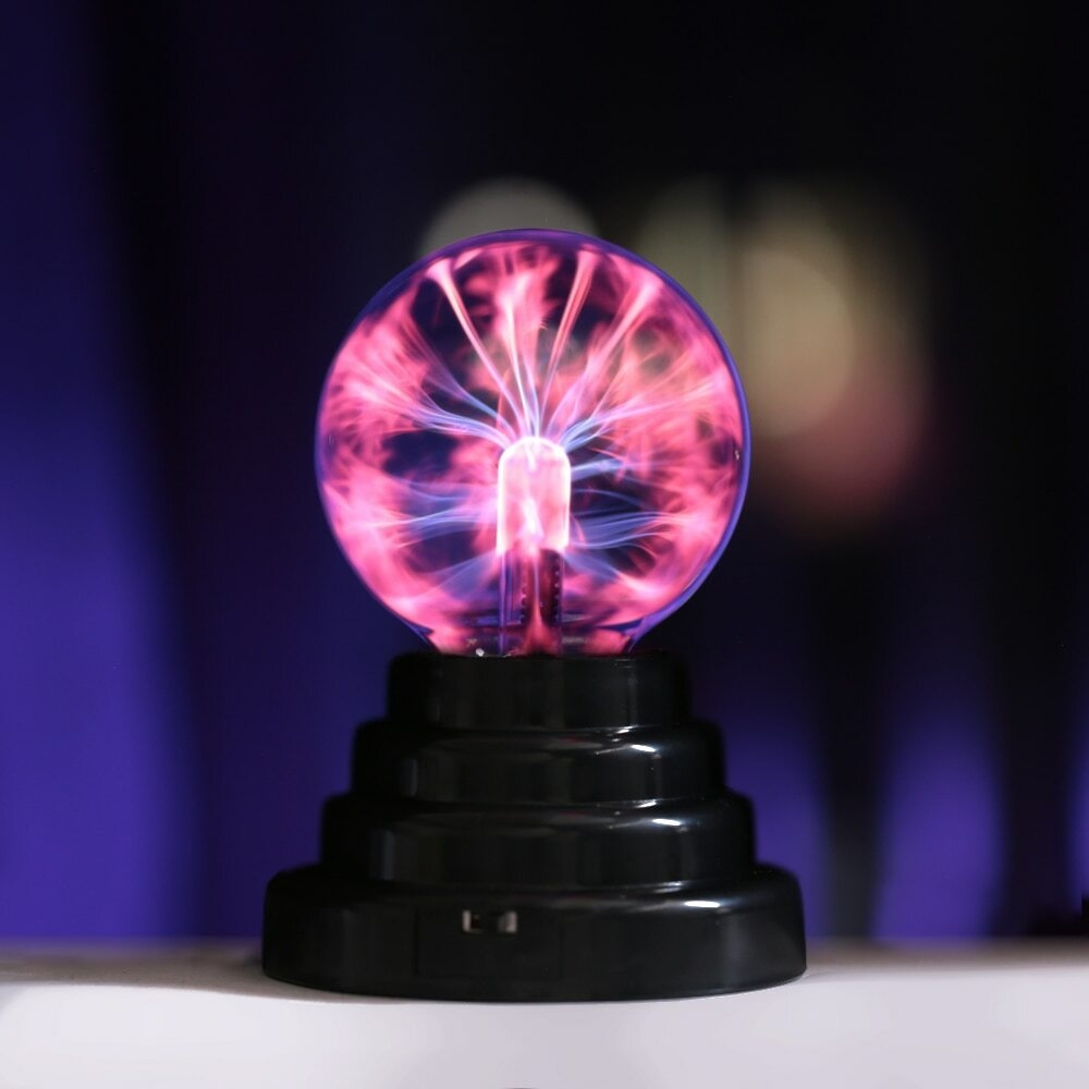 Usb 3.5 Inch Novelty Magic Plasma Ball Night Light Touch