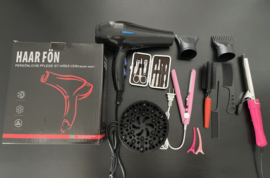 Professional Hair Dryer Set